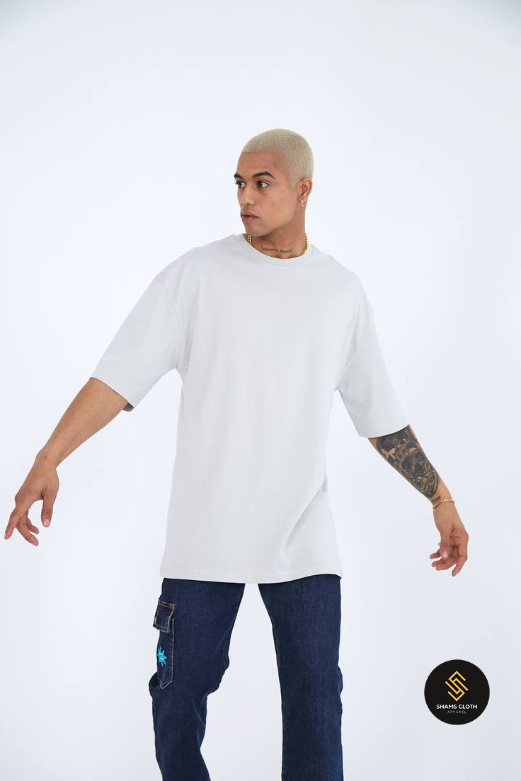 Oversized White Tees