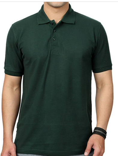 Bottle Green Collar Shirt