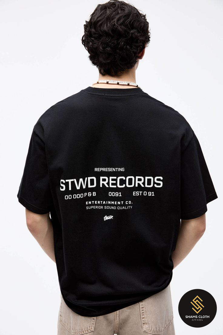 Oversized Black Tees [STWD Records]