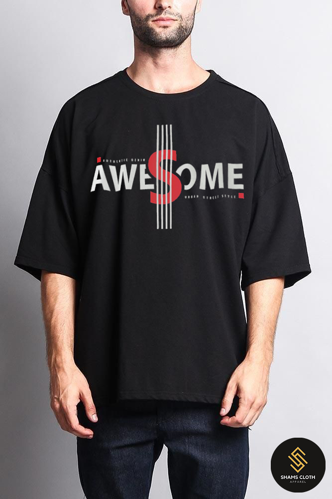 Oversized Black Tees [Awesome]