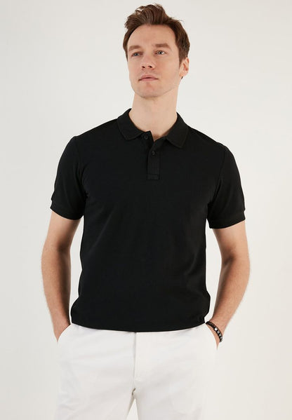 Black Collar Shirt