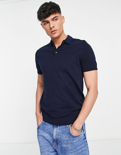 Navy Collar Shirt