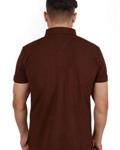 Brown Collar Shirt